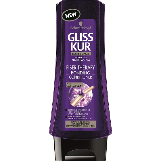 Gliss Kur Fiber Therapy balzam pre namáhané vlasy 200 ml