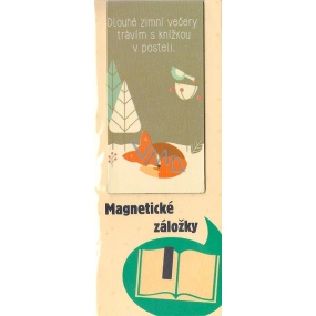 Albi Magnetická záložka do knižky S knižkou v posteli 9 x 4,5 cm