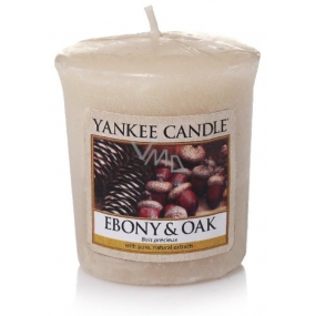 Yankee Candle Ebony & Oak - Eben a dub vonná sviečka votívny 49 g