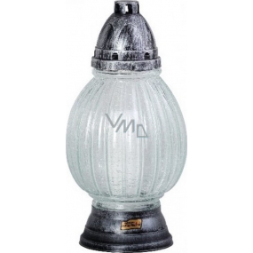 Admit Lampa sklenená Drážky 28 cm 48 hodín 140 g 28586