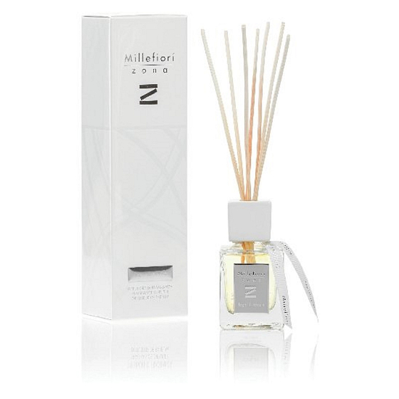 Millefiori Milano Zona Legni & Spezie - Drevo a Korenie Difuzér 100 ml + 7 stebiel v dĺžke 25 cm do menších priestorov vydrží 5-6 týždňov