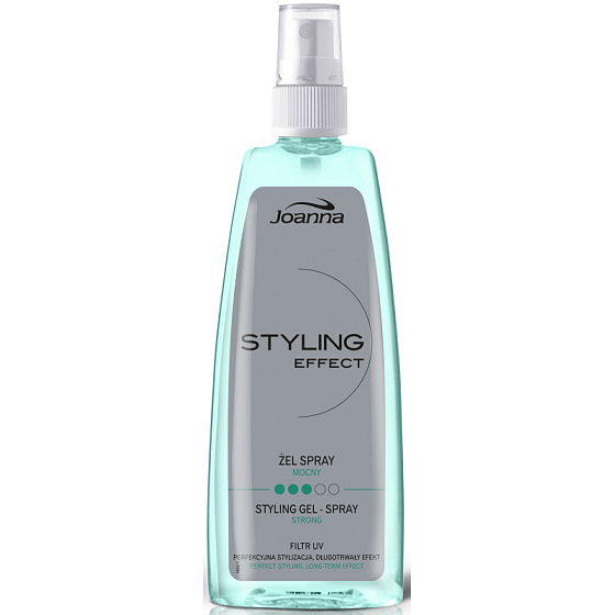 Joanna Styling Effect Gél na vlasy silno tužiaci rozprašovač 150 ml