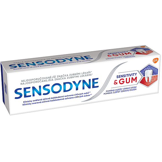 Sensodyne Sensitivity & Gum zubná pasta pre ochranu ďasien 75 ml