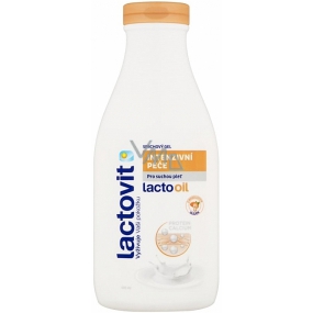 Lactovit Lactooil Intenzívna starostlivosť s mandľovým olejom sprchový gél pre suchú pleť 500 ml