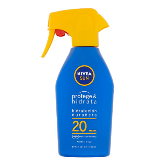 Nivea Sun OF 20 Hydratačný vodeodolný sprej na opaľovanie 300 ml