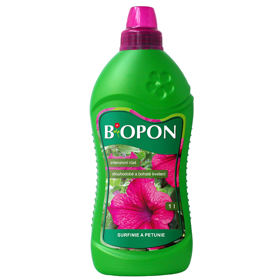Bopon surfinie a Petunia tekuté viaczložkové minerálne hnojivo 1l