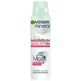 Garnier Mineral Magnesium Ultra Dry 72h antiperspirant dezodorant sprej pre ženy 150 ml