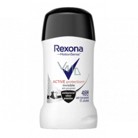 Rexona Active Protection + Invisible tuhý antiperspirant dezodorant stick pre ženy 40 ml