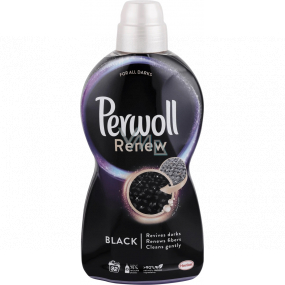 Perwoll Renew Black prací gél obnovuje intenzívnu čiernu farbu, obnovuje vlákna 32 dávok 1,92 l