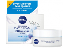 Nivea 24h Moisture SPF15 hydratačný denný krém pre normálnu a zmiešanú pleť 50 ml