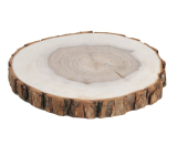 Drevený plátok, obojstranne vyhladený, vŕba 14 - 16 cm