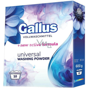 Gallus Universal prací prášek univerzální 10 dávek 600 g