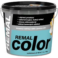 REMAL Color maliarska farba na stenu Tyrkys, 5+1 kg