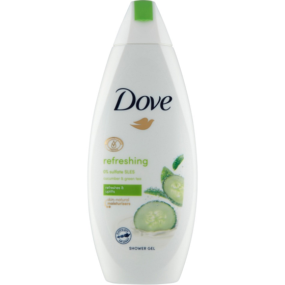 Dove Go Fresh Touch Uhorka & Zelený čaj sprchový gél 250 ml