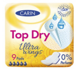 Carine Ultra Wings Top Dry intímne vložky 9 kusov