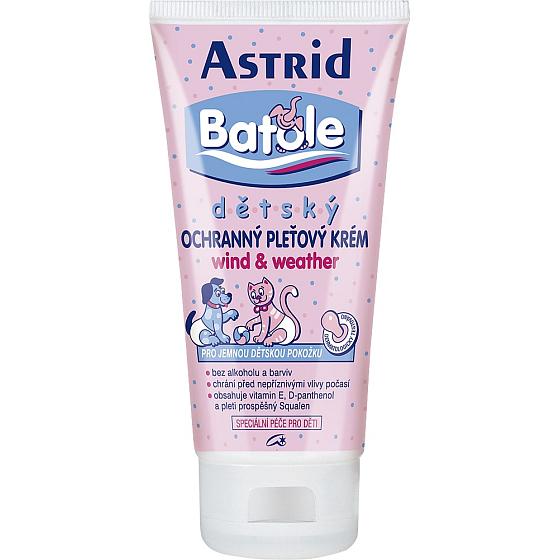 Astrid Batoľa Wind & Weather ochranný pleťový krém pre deti 75 ml