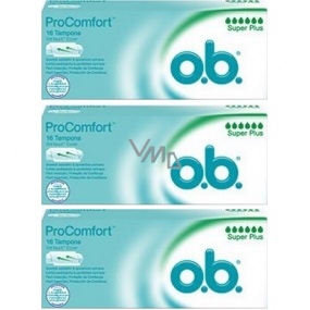 o.b. ProComfort Super Plus tampóny 3 x 16 kusov