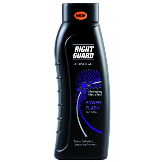 Right Guard Power Flash sprchový gel pre mužov 400 ml