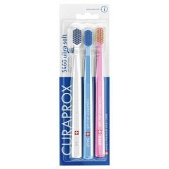 Curaprox CS 5460 Ultra Soft najmäkšia ponúkaná varianta zubná kefka 3 kusy