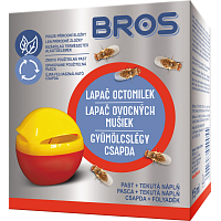 Bros jabĺčko lapač octomiliek + náplň, 30 ml