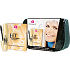 Dermacol Mega Lashes Super Volume riasenka čierna 13 ml + Hyaluron Therapy 3D maska na oči 6 x 6 g + taštička, kozmetická sada