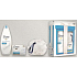 Dove Gentle Exfoliating vyživujúce sprchový gél 250 ml + Gentle Exfoliating krémová tableta 100 g + špongia na umývanie, kozmetická sada