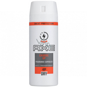 Axe Charge Up antiperspirant deodorant sprej pre mužov 150 ml