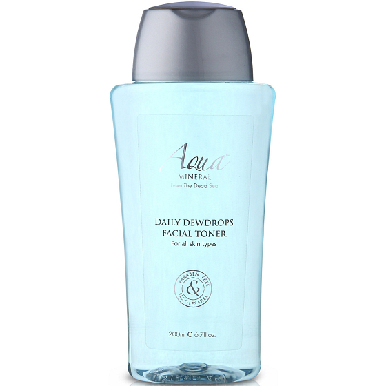 Aqua Mineral Daily Dewdrops Facial Toner čistiace pleťové tonikum 200 ml