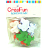 CreaFun Samolepiace dekorácie Žaba 4 x 6,3 cm, 3 x 5 cm 8 kusov