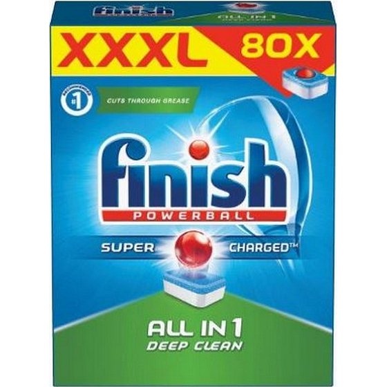 Finish All in 1 Deep Clean tablety do umývačky 80 kusov