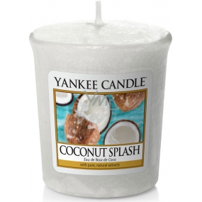 Yankee Candle Coconut Splash - Kokosové osvieženie vonná sviečka votívna 49 g