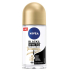 Nivea Invisible Black & White Silky Smooth guličkový antiperspirant dezodorant roll-on pre ženy 50 ml