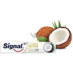 Signal Long Active Naturals Elements Coco White 6+ zubná pasta 75 ml