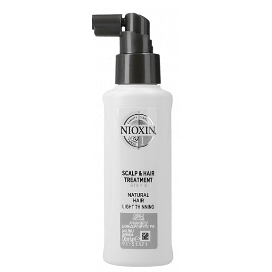 Nioxin System 6 Scalp & Hair Bezoplachová starostlivosť pre výrazne rednúce prírodné aj chemicky ošetrené stredne silné až silné vlasy 100 ml