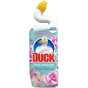 Duck Deep Action Gel Floral Fantasy Wc tekutý čistiaci a dezinfekčný prípravok 750 ml