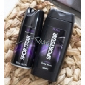 Sportstar Men Ultra sprchový gél 300 ml + dezodorant sprej pre mužov 150 ml, kozmetická sada