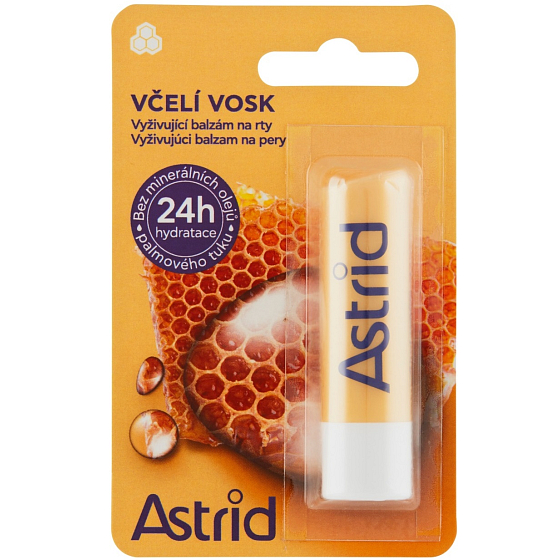 Astrid Včelí vosk vyživujúci balzam na pery 4,8 g