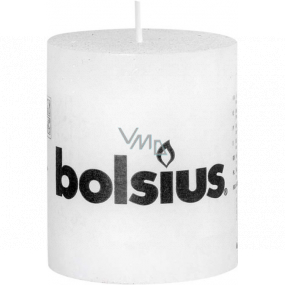 Bolsius Rustic sviečka biela valec 68 x 80 mm