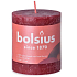 Bolsius Rustic sviečka bordó valec 68 x 80 mm