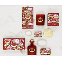 Castelbel Noble Red - Kvetinová záhrada toaletné mydlo 3 x 150 g, kozmetická sada pre ženy