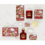 Castelbel Noble Red - Kvetinová záhrada toaletné mydlo 3 x 150 g, kozmetická sada pre ženy