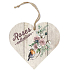 Bohemia Gifts Drevená práčovňa s vôňou srdca Roses collection 7,5 cm
