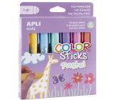 Apli Color Sticks temperové farby na suchý pastel 6 x 6 g, sada