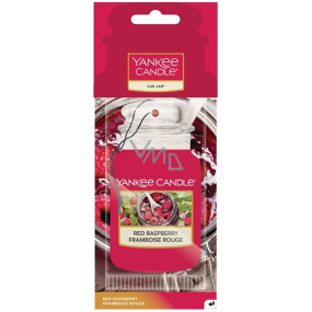 Yankee Candle Červená malina - papierová visačka s vôňou červenej maliny 12 g