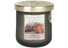 Heart & Home V perinách sójová sviečka stredná horí až 30 hodín 110 g