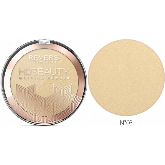 Revers HD Beauty zmatňujúci púder 03 9 g