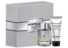 Montblanc Explorer Platinum parfumovaná voda 60 ml + sprchový gél 100 ml, darčeková súprava pre mužov