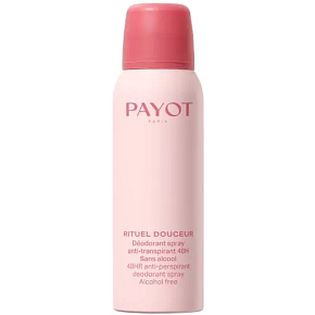 Payot Rituel Douceur Deodorant Anti-Transpirant 48H antiperspirant deodorant sprej oddiaľuje rast chĺpkov pre ženy 125 ml