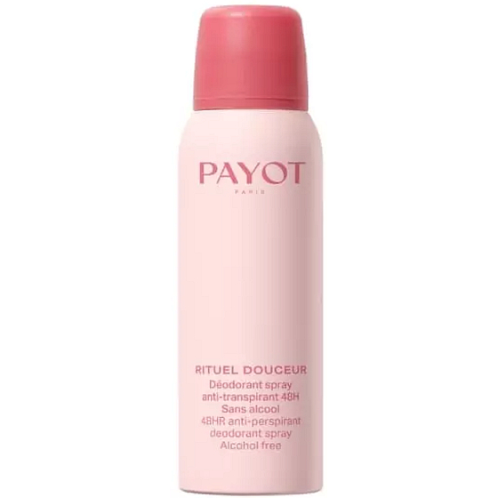 Payot Rituel Douceur Deodorant Anti-Transpirant 48H antiperspirant deodorant sprej oddiaľuje rast chĺpkov pre ženy 125 ml