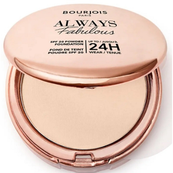 Bourjois Always Fabulous kompaktný púder 100 Rose Ivory 7 g